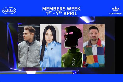 evenementen georganiseerd door adidas|De adidas Members Week gaat binnenkort van start.